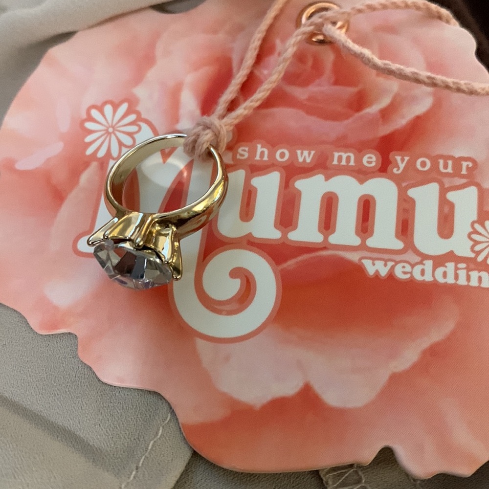 Show Me Your Mumu Caitlin Ruffle Maxi Bridesmaid Dress In Soft Beige Chiffon - Picture 4 of 8